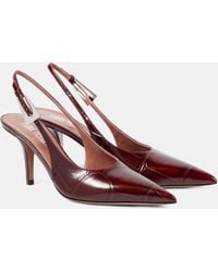 Paris Texas - Jessica 75 Leather Slingback Pumps - Lyst