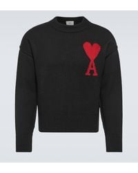 Ami Paris - Ami De Cour Virgin Wool Sweater - Lyst