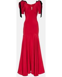 Rodarte - Robe Aus Seiden-Crepe - Lyst