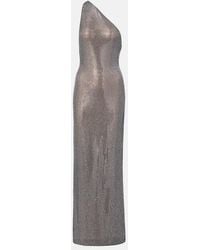 Self-Portrait - Embellished One-Shoulder Gown - Lyst