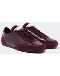 Jimmy Choo - Sunny Leather And Suede Sneakers - Lyst