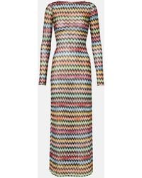 Missoni - Zigzag Lame Beach Cover-Up - Lyst