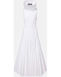 Jacquemus - Robe Midi Triana En Coton - Lyst