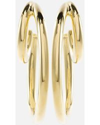 Jennifer Fisher - Double Baby 10kt Gold Hoop Earrings - Lyst
