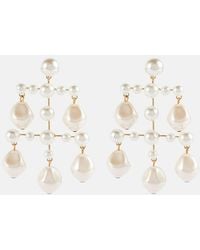 Jennifer Behr - Imogene Faux Pearl Earrings - Lyst