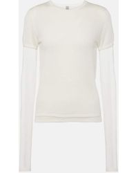 TOTEME - Tank Top De Jersey A Capas - Lyst