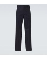 Gucci - Cotton Twill Straight Pants - Lyst