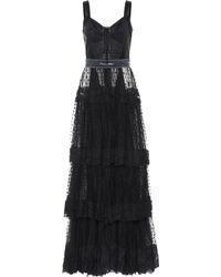 Dolce & Gabbana Robe aus Spitze - Schwarz