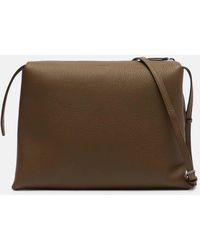 The Row - Schultertasche Nu Twin Small Aus Leder - Lyst