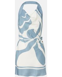 SIR. - Lilou Halterneck Silk Minidress - Lyst