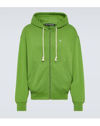 Acne Studios - Fiah Face Cotton Jersey Hoodie - Lyst