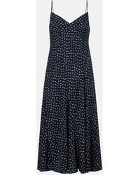 Polo Ralph Lauren - Floral Midi Dress - Lyst