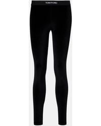 Tom Ford - Velour Leggings - Lyst