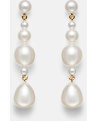 Sophie Bille Brahe - Petite Amis De La Perle 14Kt Earrings With Freshwater Pearls - Lyst