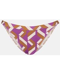 Eres - Fever Printed High-Rise Bikini Bottoms - Lyst