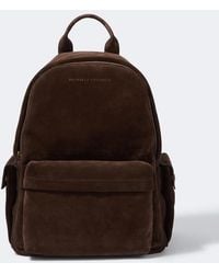 Brunello Cucinelli - Suede Backpack - Lyst