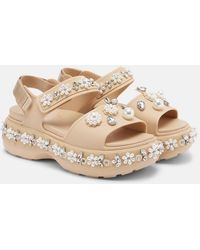 Simone Rocha - X Crocs Embellished Platform Sandals - Lyst