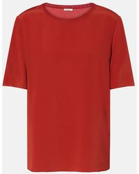 JOSEPH - Rubin Silk Crepe Top - Lyst