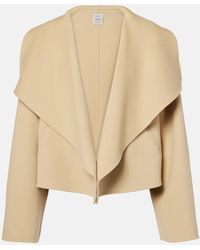 TOTEME - Signature Cropped Wool Double Jacket - Lyst