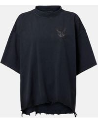 Balenciaga - Cropped 'Nail Polish' T-Shirt – - Lyst