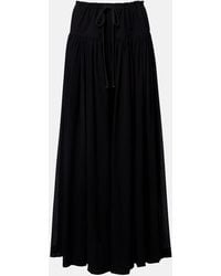 The Row - Berenice Cotton Muslin Wide-Leg Pants - Lyst