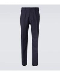 Ami Paris - Pleated Virgin Wool Pants - Lyst