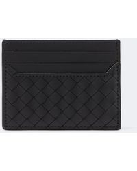 Bottega Veneta - Intrecciato Leather Card Holder - Lyst
