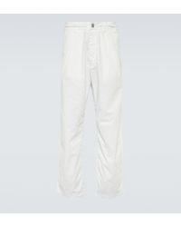 Stone Island - Marina Cotton Straight Pants - Lyst
