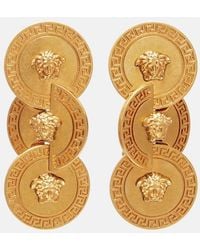 Versace - Tribute Medusa Drop Earrings - Lyst