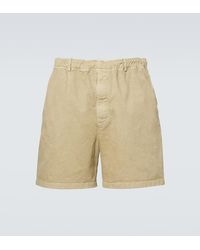 AURALEE - Cotton Shorts - Lyst