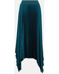 JOSEPH - Ade Asymmetric Crepe Midi Skirt - Lyst