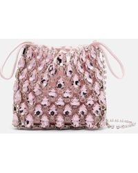 Self-Portrait - Clutch Mini Con Cristalli - Lyst