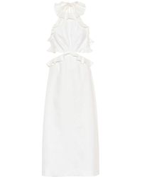 Zimmermann Midikleid Lovestruck aus Leinen - Natur