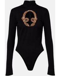 Roberto Cavalli - Embellished Bodysuit - Lyst