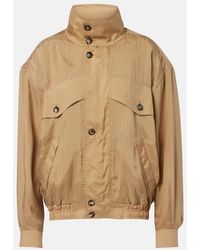 Saint Laurent - Oversized Blouson Jacket - Lyst