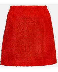 Blazé Milano - Coci Wool-Blend Miniskirt - Lyst
