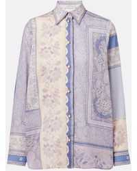 Zimmermann - Lucky Printed Cotton Shirt - Lyst
