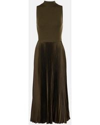 Polo Ralph Lauren - Abito Midi A Collo Alto - Lyst