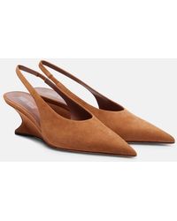 Paris Texas - Nina 50 Suede Wedges - Lyst