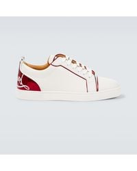 Christian Louboutin - Fun Louis Junior Leather Sneakers - Lyst