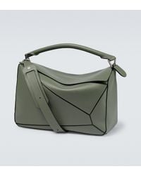 Loewe Puzzle Large Leather Shoulder Bag - Multicolour