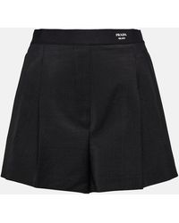 Prada - Shorts aus einem Mohairgemisch - Lyst