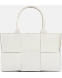 Bottega Veneta - Arco Small Leather Tote Bag - Lyst