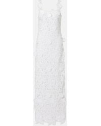 Jonathan Simkhai - Marenna Broderie Anglaise Sequined Gown - Lyst