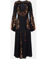 FARM Rio - Abito Midi Con Cut-Out E Stampa Floreale - Lyst