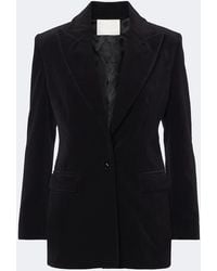 Costarellos - Daimy Cotton Velvet Blazer - Lyst