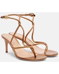 Gianvito Rossi - Jungle Mamba 70 Leather Sandals - Lyst