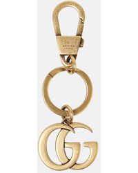 Gucci - Double G Keychain - Lyst