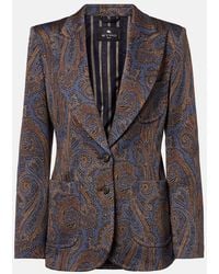 Etro - Paisley Jacquard Blazer - Lyst