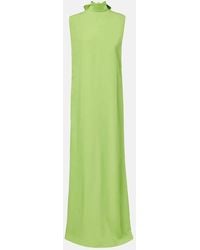 ‎Taller Marmo - Miami Crepe Cady Maxi Dress - Lyst